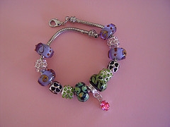 pandora silver bead bracelet